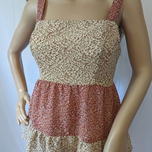 90's style floral halter